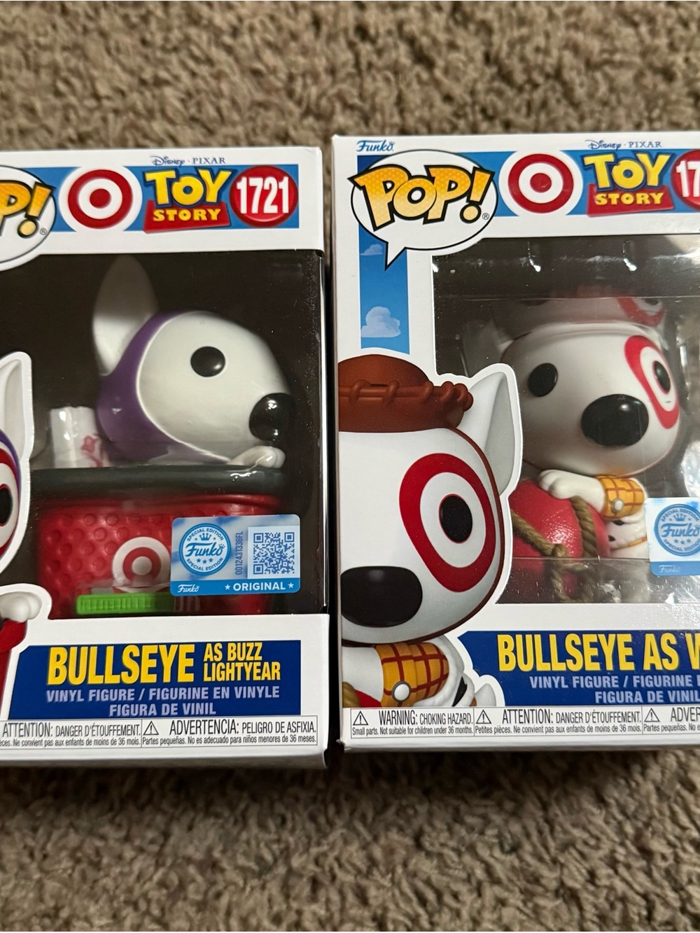 Funko Pop Pixar Toy Story 5 Bullseye Buzz and Woody